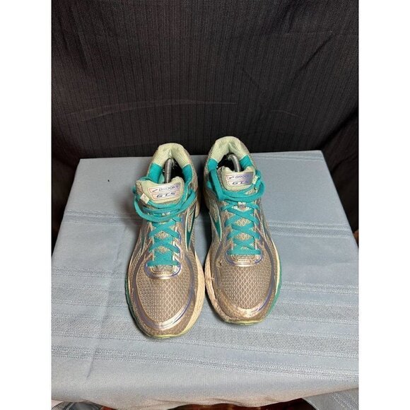 Brooks GTS 16 Women's Grey and Blue Lace Up Low Top Running Sneakers Size 8.5B - Picture 3 of 7